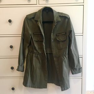 Army Jacket with Gold Detail